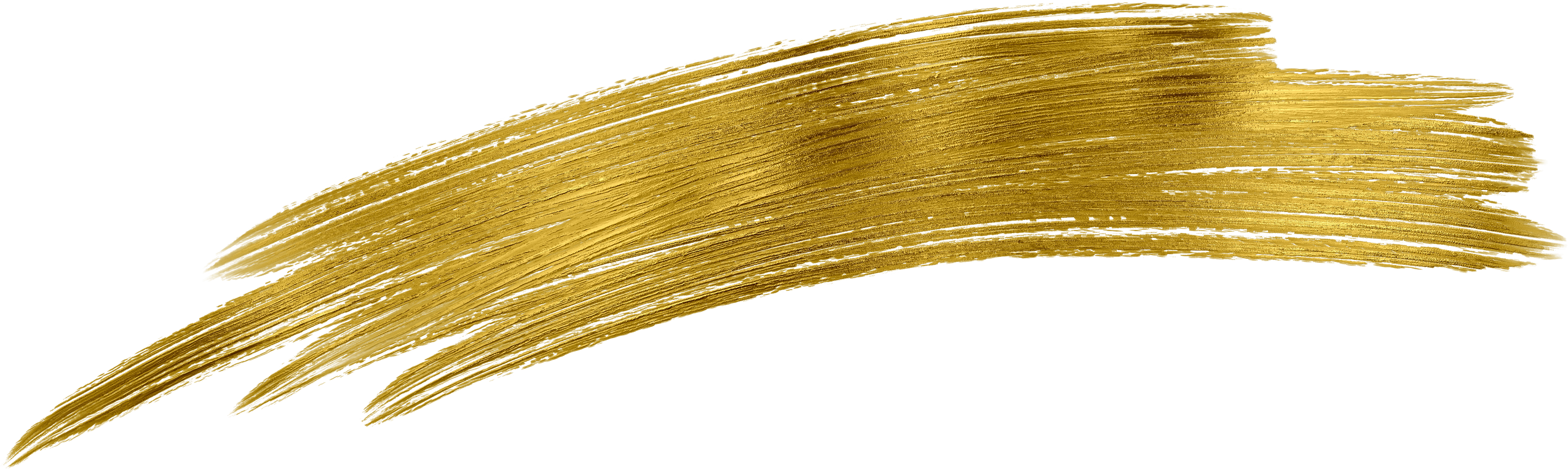 Golden Brush Stroke